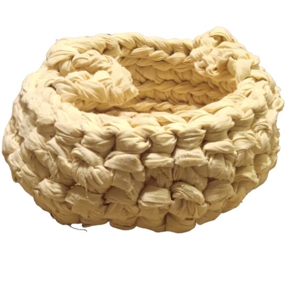 Chunky Crochet double handle gathering basket - Picture 1 of 3